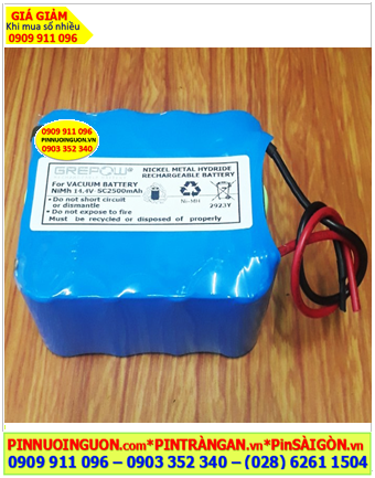 Pin máy hút bụi 14.4v-SC2500mAh, Pin iRobot 14.4v-SC2500mAh, Pin sạc NiMh chất lượng cao 14.4v-SC2500mAh